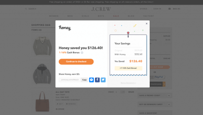 Honey Money Saving Tool