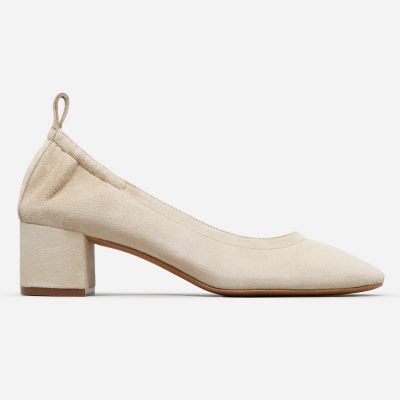 Everlane The Day Heel in Suede