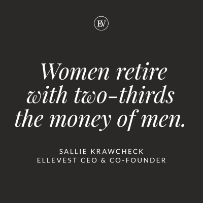 Women retire with two-thirds the money of men.